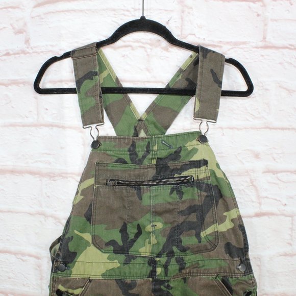 *Unbranded Green 100% Cotton Camouflage Overall Size 36 - Picture 7 of 8